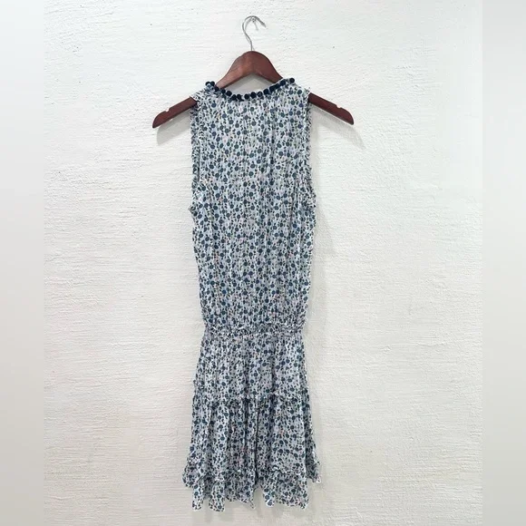 Poupette St Barth Clara Mini Dress Blue - Picture 5 of 5